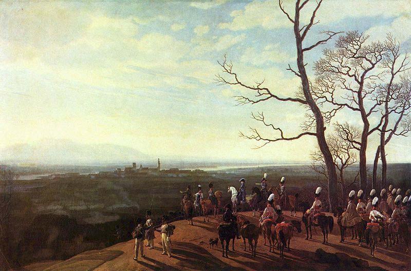 Wilhelm von Kobell Belagerung von Kosel France oil painting art